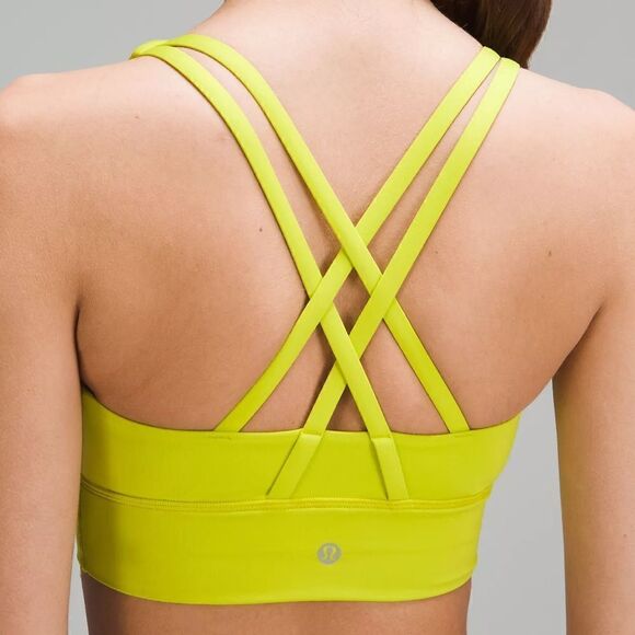 LULUEMON Energy Longline Bra in Lichen Lime NWT - Picture 9 of 10